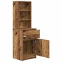 Mesilla de noche madera antigua 39x35x125cm Madera ingeniería de , Mesitas de noche - Ref: Foro24-861317, Precio: 70,65 €, De...