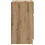 Bedside tables 2 units engineered wood oak artisian 39x35x65cm by , Nightstands - Ref: Foro24-861336, Price: 86,29 €, Discoun...