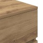 Bedside tables 2 units engineered wood oak artisian 39x35x65cm by , Nightstands - Ref: Foro24-861336, Price: 86,29 €, Discoun...