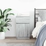 Mesilla de noche gris Sonoma 39x35x65 cm madera de ingeniería de , Mesitas de noche - Ref: Foro24-861329, Precio: 51,79 €