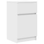 Nachttische 2 Stk. Weißes Ingenieurholz 39x35x65cm von , Nachttische - Ref: Foro24-861320, Preis: 94,60 €, Rabatt: %