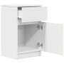 Nachttische 2 Stk. Weißes Ingenieurholz 39x35x65cm von , Nachttische - Ref: Foro24-861320, Preis: 94,60 €, Rabatt: %