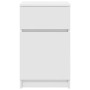 Mesillas de noche 2 uds. Madera de ingeniería blanca 39x35x65cm de , Mesitas de noche - Ref: Foro24-861320, Precio: 94,60 €, ...