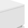 Nachttische 2 Stk. Weißes Ingenieurholz 39x35x65cm von , Nachttische - Ref: Foro24-861320, Preis: 94,60 €, Rabatt: %
