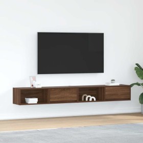 TV-Möbel 2 Stück Eiche braun 100x31x25,5cm Ingenieurholz von , TV-Möbel - Ref: Foro24-861485, Preis: 96,21 €, Rabatt: %