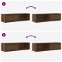 TV-Möbel 2 Stück Eiche braun 100x31x25,5cm Ingenieurholz von , TV-Möbel - Ref: Foro24-861485, Preis: 96,21 €, Rabatt: %