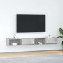 Muebles de TV 2 uds gris hormigón 100x31x25,5 cm de , Muebles TV - Ref: Foro24-861479, Precio: 94,43 €, Descuento: %