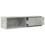 Muebles de TV 2 uds gris hormigón 100x31x25,5 cm de , Muebles TV - Ref: Foro24-861479, Precio: 94,43 €, Descuento: %