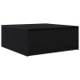 Schwarzer Eichenholz-Couchtisch mit Schubladen 100x100x40 cm von , Couchtisch - Ref: Foro24-3328400, Preis: 150,10 €, Rabatt: %