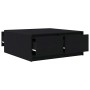 Black oak coffee table with drawers 100x100x40 cm by , Coffee table - Ref: Foro24-3328400, Price: 150,10 €, Discount: %