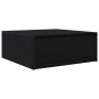 Schwarzer Eichenholz-Couchtisch mit Schubladen 100x100x40 cm von , Couchtisch - Ref: Foro24-3328400, Preis: 150,10 €, Rabatt: %