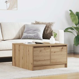 Handgefertigter Couchtisch mit Eichenholzschubladen, 70,5x70x40 cm. von , Couchtisch - Ref: Foro24-3328416, Preis: 104,62 €, ...