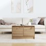 Handcrafted oak coffee table with drawers 70.5x70x40 cm by , Coffee table - Ref: Foro24-3328416, Price: 104,80 €, Discount: %