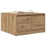 Handgefertigter Couchtisch mit Eichenholzschubladen, 70,5x70x40 cm. von , Couchtisch - Ref: Foro24-3328416, Preis: 104,80 €, ...