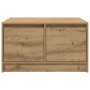 Handcrafted oak coffee table with drawers 70.5x70x40 cm by , Coffee table - Ref: Foro24-3328416, Price: 104,80 €, Discount: %