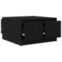 Black oak coffee table with drawers 70.5x70x40 cm by , Coffee table - Ref: Foro24-3328409, Price: 103,06 €, Discount: %