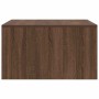 Center table with brown oak drawers 70.5x70x40 cm by , Coffee table - Ref: Foro24-3328414, Price: 106,46 €, Discount: %