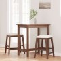 Barhocker mit 2 massiven braunen Gummiholzpolstern. von , Küchenhocker - Ref: Foro24-4102576, Preis: 106,96 €, Rabatt: %