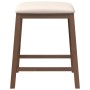 Barhocker mit 2 massiven braunen Gummiholzpolstern. von , Küchenhocker - Ref: Foro24-4102576, Preis: 106,96 €, Rabatt: %