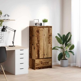 Armario con cajón de madera vieja 55,5x34x119,5 cm de , Aparadores - Ref: Foro24-861650, Precio: 97,18 €, Descuento: %