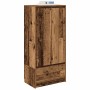 Cabinet with old wooden drawer 55.5x34x119.5 cm by , Sideboards - Ref: Foro24-861650, Price: 93,81 €, Discount: %