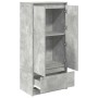 Schrank mit Betonschublade in Grau, 55,5x34x119,5 cm. von , Sideboards - Ref: Foro24-861646, Preis: 93,70 €, Rabatt: %