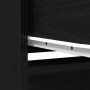 Schrank mit schwarzer Eichenlade 55,5x34x119,5 cm von , Sideboards - Ref: Foro24-861644, Preis: 99,01 €, Rabatt: %