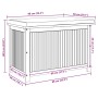 Kissen für den Außenbereich 90x50x60,5 cm Massivholz Akazie von , Aufbewahrungsboxen für den Außenbereich - Ref: Foro24-41064...