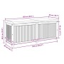 Kissen für den Außenbereich 150x50x60,5 cm Massivholz Akazie von , Aufbewahrungsboxen für den Außenbereich - Ref: Foro24-4106...