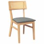 Esszimmerstühle mit Kissen, 2 Stück Massivholzgummi von , Essstühle - Ref: Foro24-4102465, Preis: 169,12 €, Rabatt: %