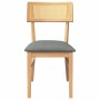 Esszimmerstühle mit Kissen, 2 Stück Massivholzgummi von , Essstühle - Ref: Foro24-4102465, Preis: 169,12 €, Rabatt: %