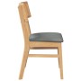 Esszimmerstühle mit Kissen, 2 Stück Massivholzgummi von , Essstühle - Ref: Foro24-4102465, Preis: 169,12 €, Rabatt: %