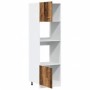 Microwave cabinet made of aged engineered wood, 60x57x207 cm by , Kitchen cabinets - Ref: Foro24-3334023, Price: 184,26 €, Di...