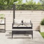 Set comedor de jardín 3 pzas con cojines ratán sintético negro de , Conjuntos de jardín - Ref: Foro24-4104181, Precio: 250,49 €