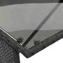 Set comedor de jardín 3 pzas con cojines ratán sintético negro de , Conjuntos de jardín - Ref: Foro24-4104181, Precio: 250,49 €