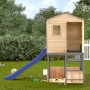 Dark gray outdoor playground made of solid fir wood by , Swings and play structures - Ref: Foro24-3376142, Price: 656,47 €, D...
