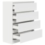 Aparador madera de ingeniería blanco 80x35x99 cm de , Aparadores - Ref: Foro24-3328480, Precio: 128,21 €, Descuento: %