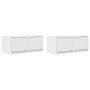 TV-Möbel 2 Stück Weiß 60x31x25,5 cm aus Ingenieurholz von , TV-Möbel - Ref: Foro24-861491, Preis: 84,31 €, Rabatt: %