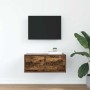 Mueble para TV madera contrachapada roble ahumado 60x31x25,5 cm von , TV-Möbel - Ref: Foro24-861498, Preis: 45,90 €, Rabatt: %