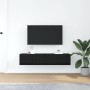 Muebles de TV 2 uds Roble Negro 60x31x25,5 cm Madera ingeniería von , TV-Möbel - Ref: Foro24-861493, Preis: 85,91 €, Rabatt: %