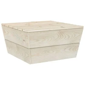 Gartentisch aus imprägniertem Tannenholz, 60 x 60 x 30 cm von vidaXL, Modulare Sofas für den Außenbereich - Ref: Foro24-31563...