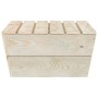 Impregnated fir wood garden table 60x60x30 cm by vidaXL, Modular outdoor sofas - Ref: Foro24-315632, Price: 28,71 €, Discount: %