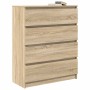 Aparador roble Sonoma 80x35x99 cm madera de ingeniería by , Sideboards - Ref: Foro24-3328482, Price: 129,09 €, Discount: %