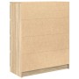 Aparador roble Sonoma 80x35x99 cm madera de ingeniería by , Sideboards - Ref: Foro24-3328482, Price: 129,09 €, Discount: %