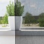 Cortinas de gasa con ojales 2 uds negro 140x140 cm de , Cortinas y visillos - Ref: Foro24-4102059, Precio: 11,57 €, Descuento: %