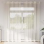 Gaze-Vorhänge mit Ösen, 2 Stück, Creme, 140x225 cm. von , Vorhänge und Gardinen - Ref: Foro24-4102073, Preis: 15,02 €, Rabatt: %