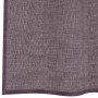 Gaze-Vorhänge mit Ösen, 2 Stück, lila, 140x140 cm. von , Vorhänge und Gardinen - Ref: Foro24-4102101, Preis: 13,67 €, Rabatt: %