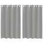 Light gray chiffon curtains with eyelets 2 units 140x175 cm by , Curtains and curtains - Ref: Foro24-4102108, Price: 14,36 €,...