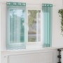 Gaze-Vorhänge mit Ösen, 2 Stück, türkis. von , Vorhänge und Gardinen - Ref: Foro24-4102143, Preis: 14,80 €, Rabatt: %