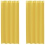 Gaze-Vorhänge mit Ösen, 2 Stück, gelb. von , Vorhänge und Gardinen - Ref: Foro24-4102134, Preis: 15,66 €, Rabatt: %